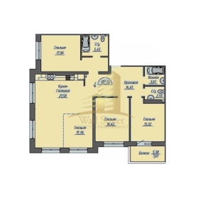 4к  две минуты от метро